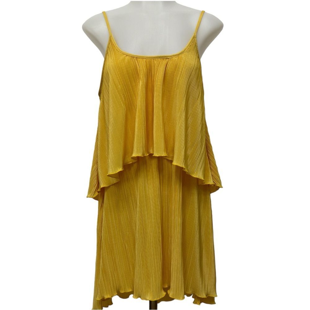 Alexis Yellow Spaghetti Strap Dress Size XS